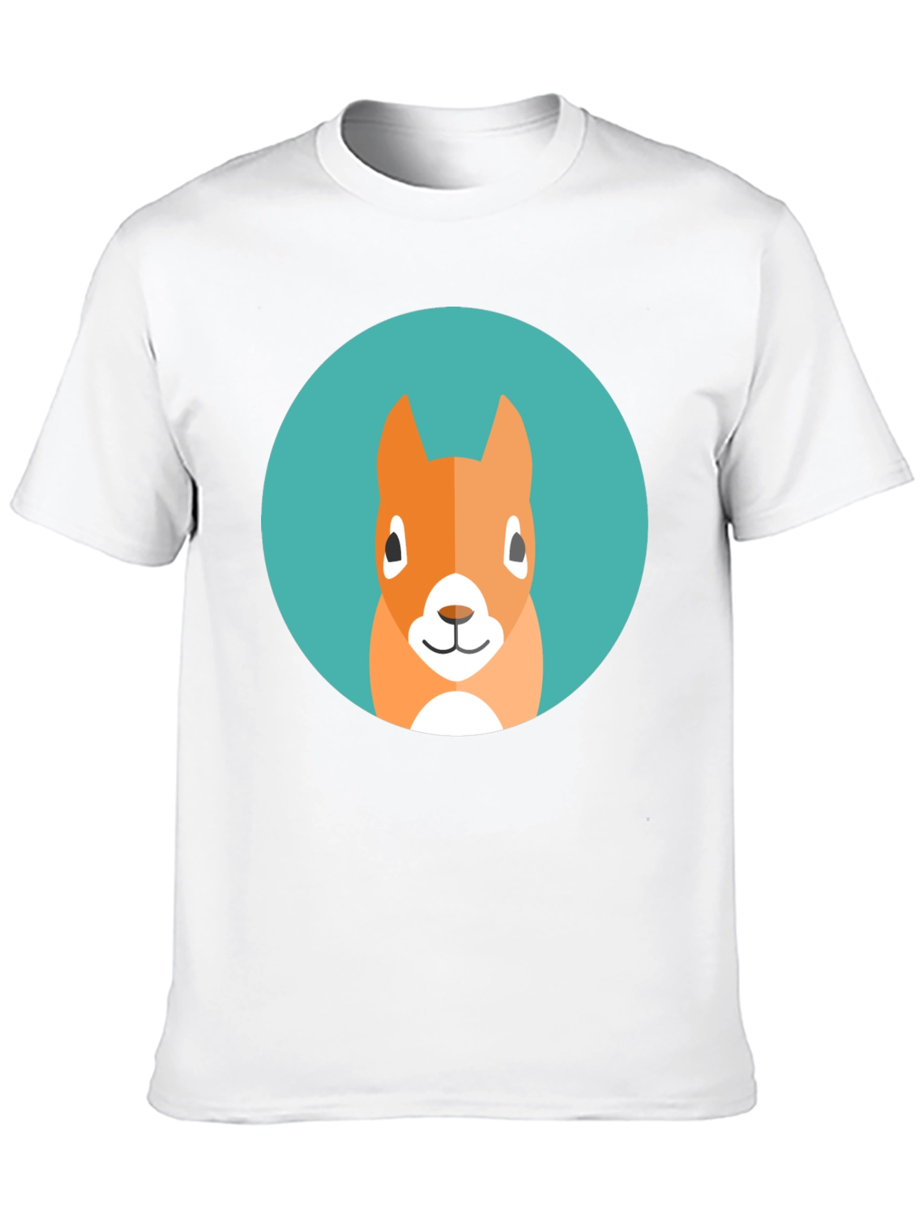 Squirrel Graphic Tee - Casual Black T-Shirt