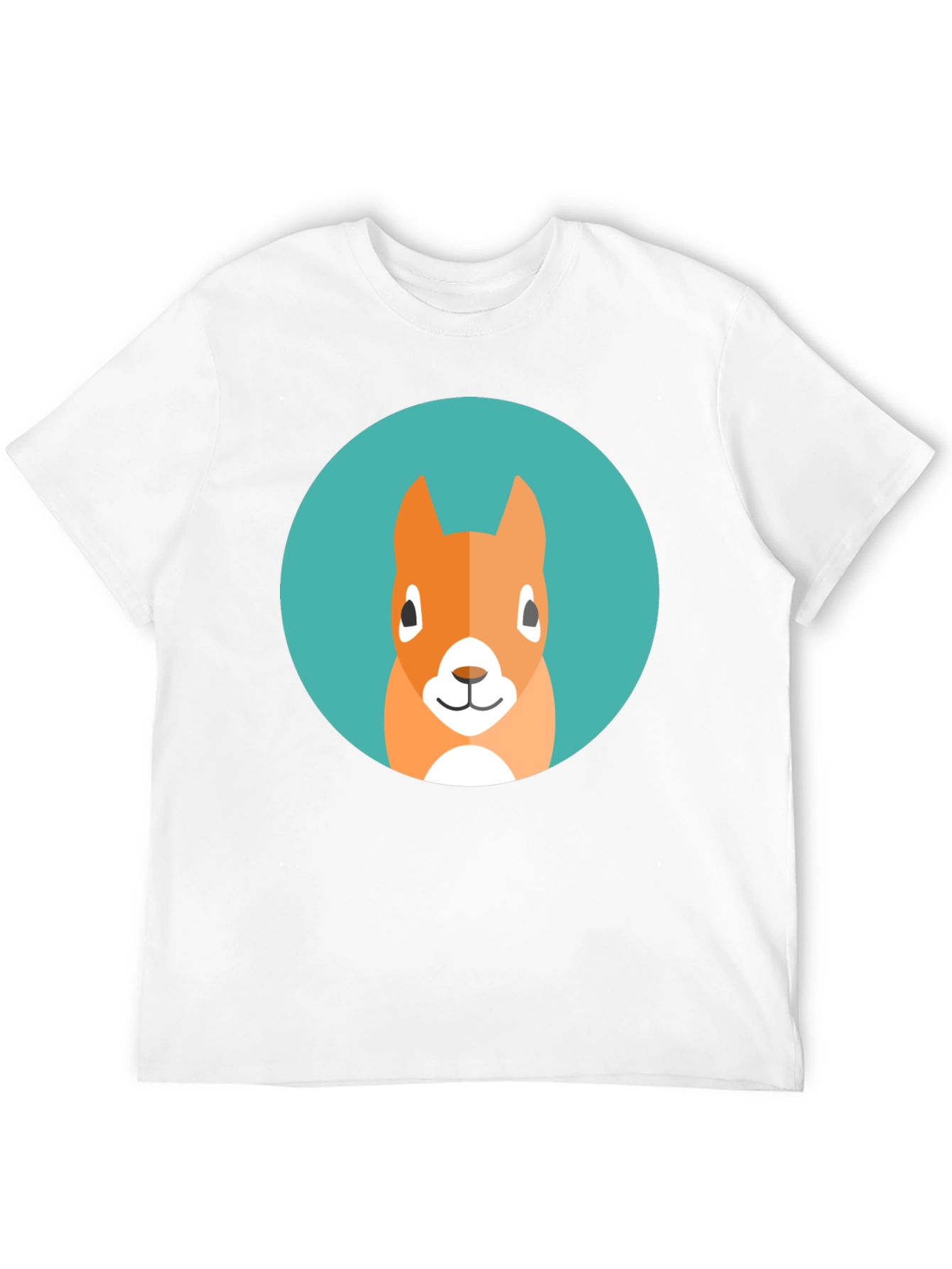 Squirrel Graphic Tee - Casual Black T-Shirt