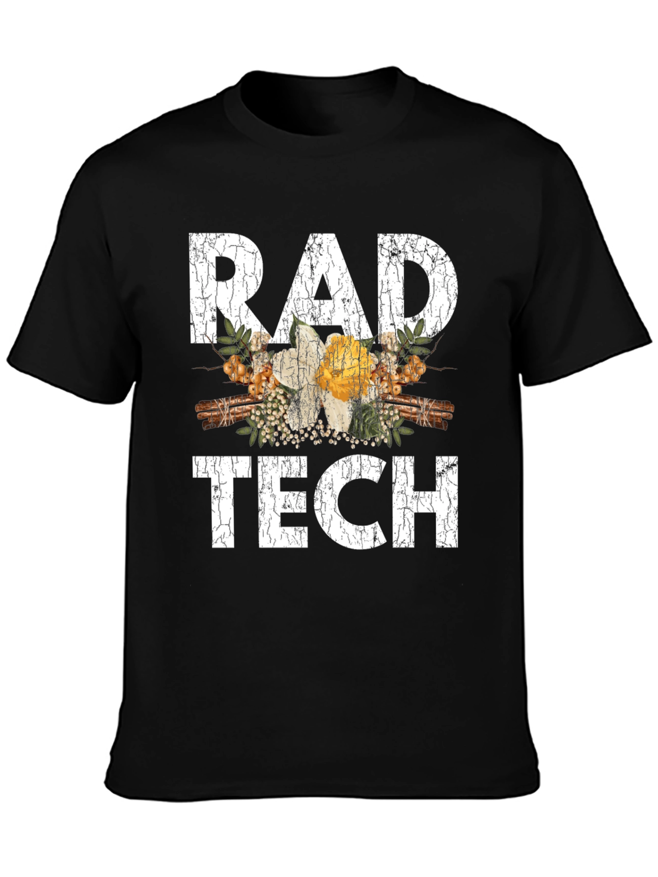 Rad Tech Floral Graphic T-Shirt