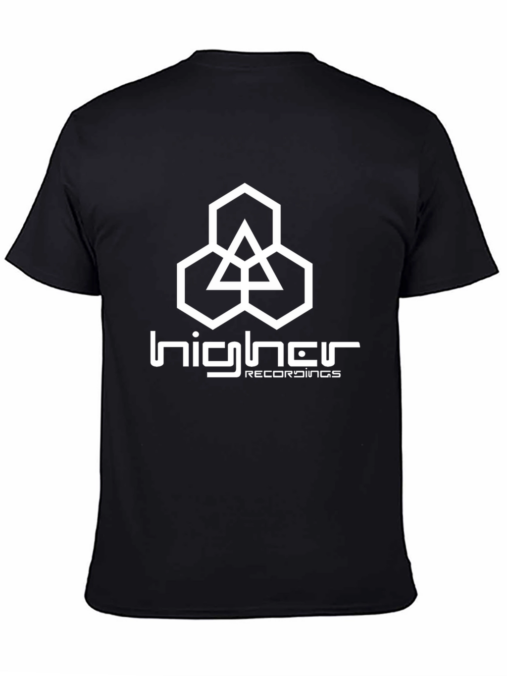 Higher Recordings Black Graphic Tee