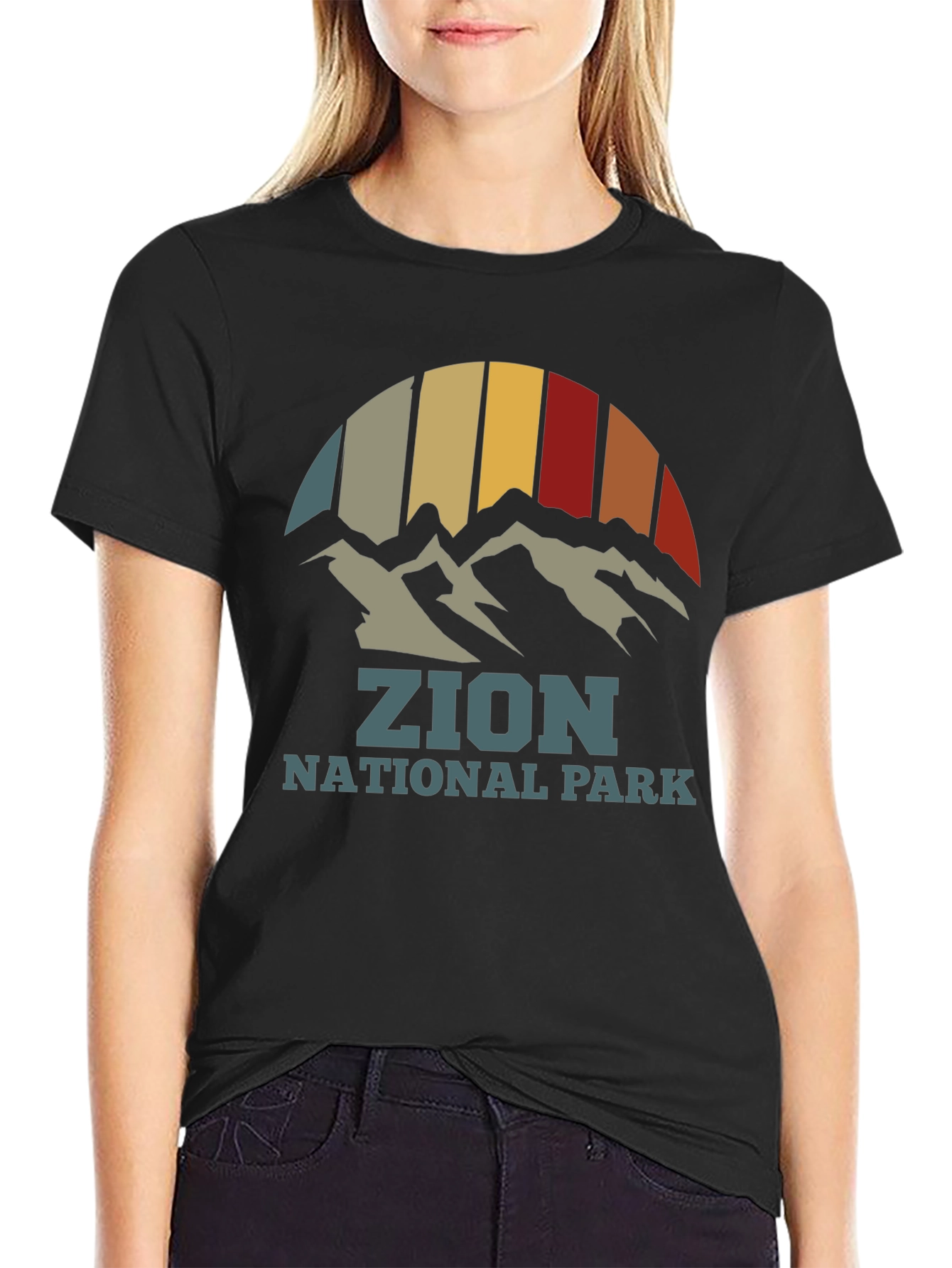Zion National Park Retro Graphic T-Shirt
