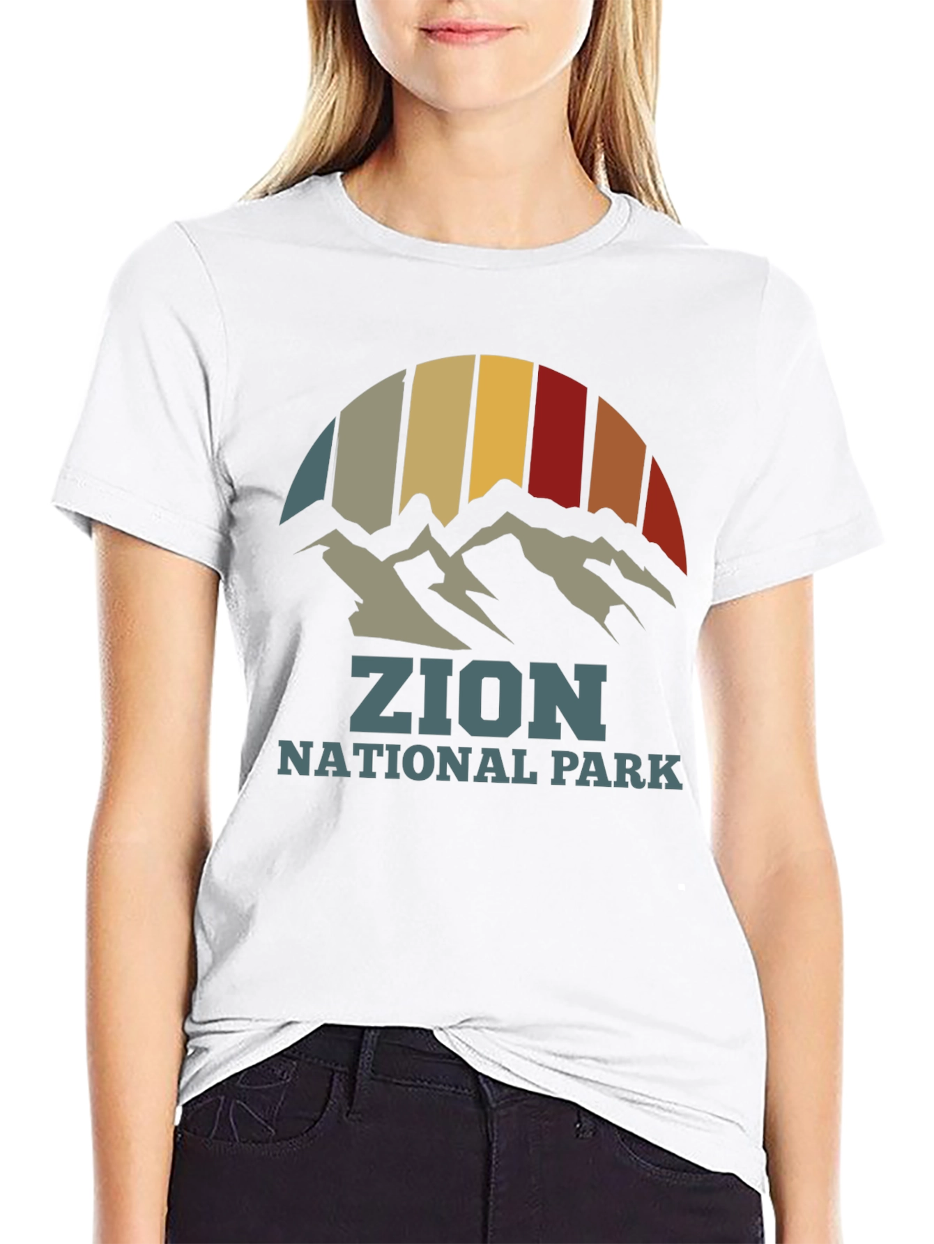Zion National Park Retro Graphic T-Shirt