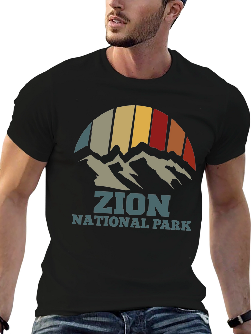 Zion National Park Retro Graphic T-Shirt