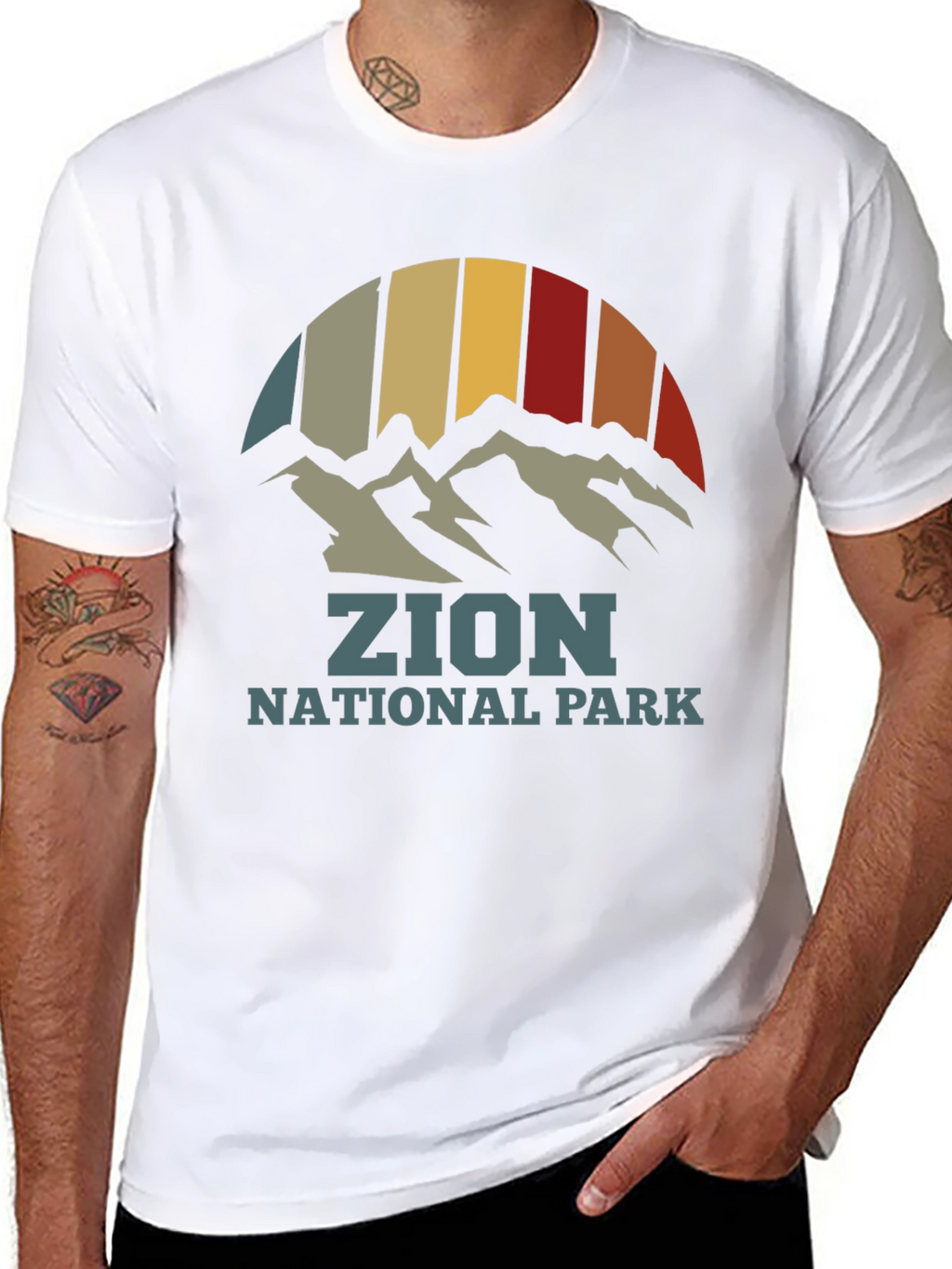 Zion National Park Retro Graphic T-Shirt