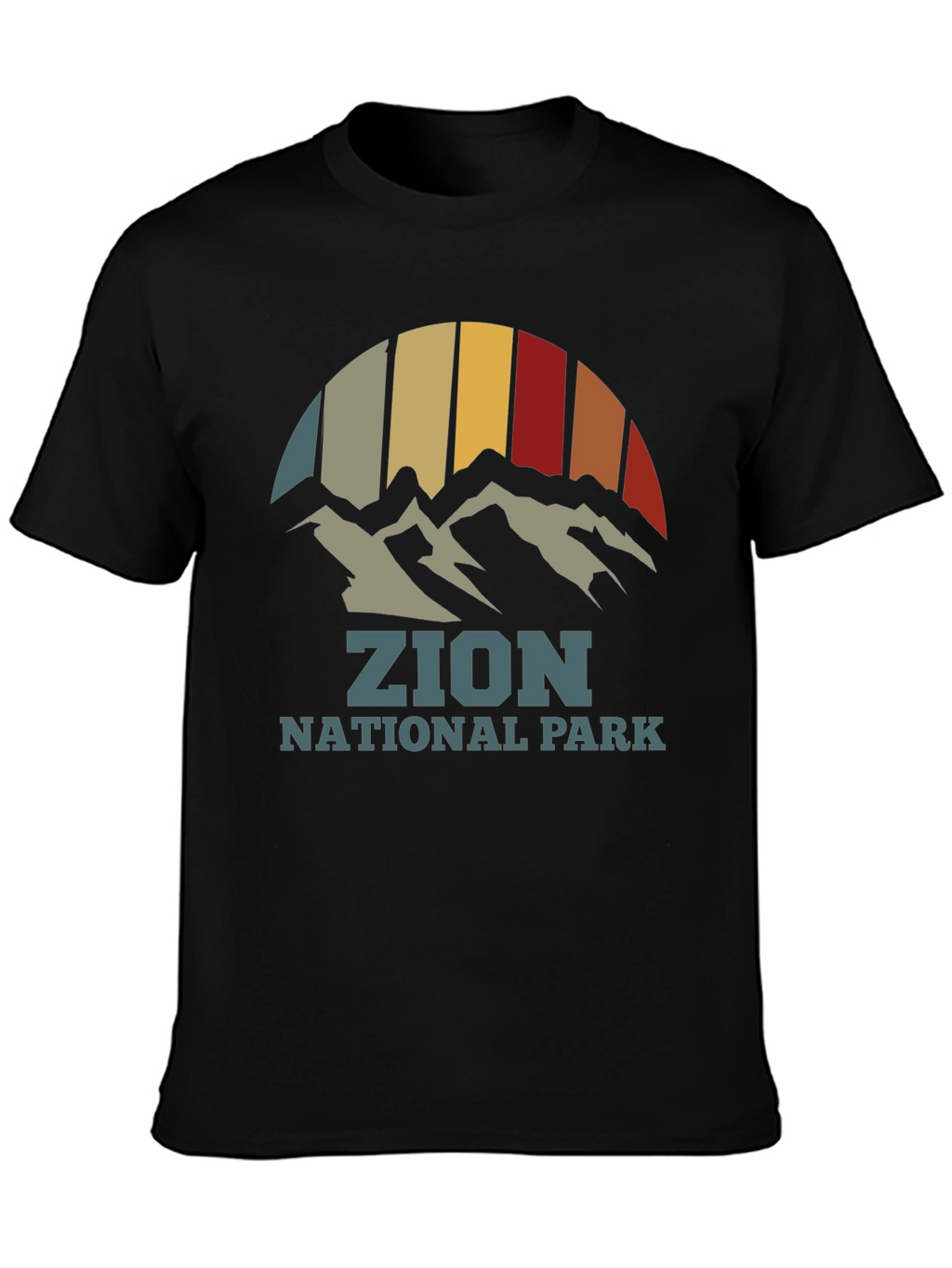 Zion National Park Retro Graphic T-Shirt
