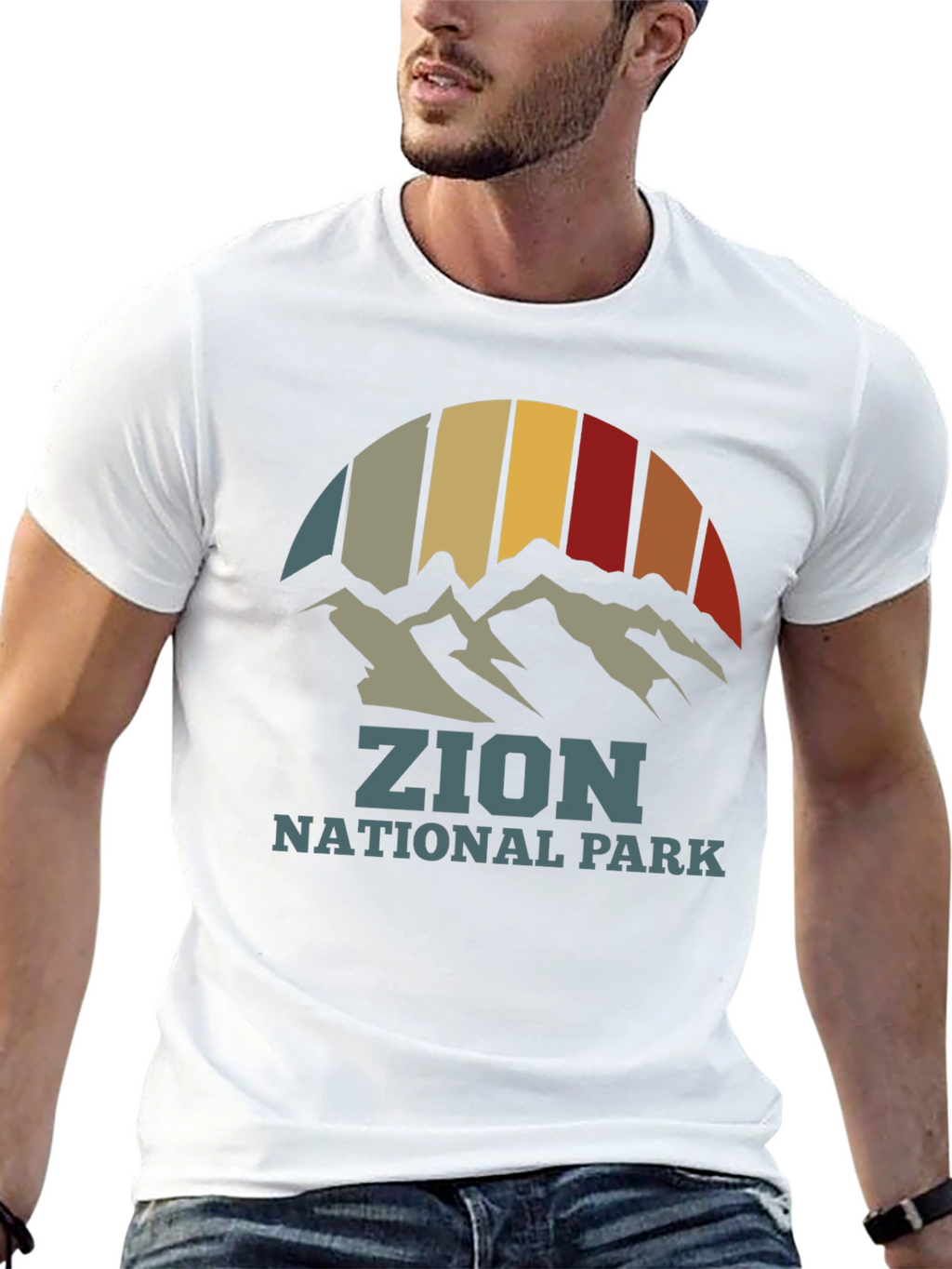Zion National Park Retro Graphic T-Shirt