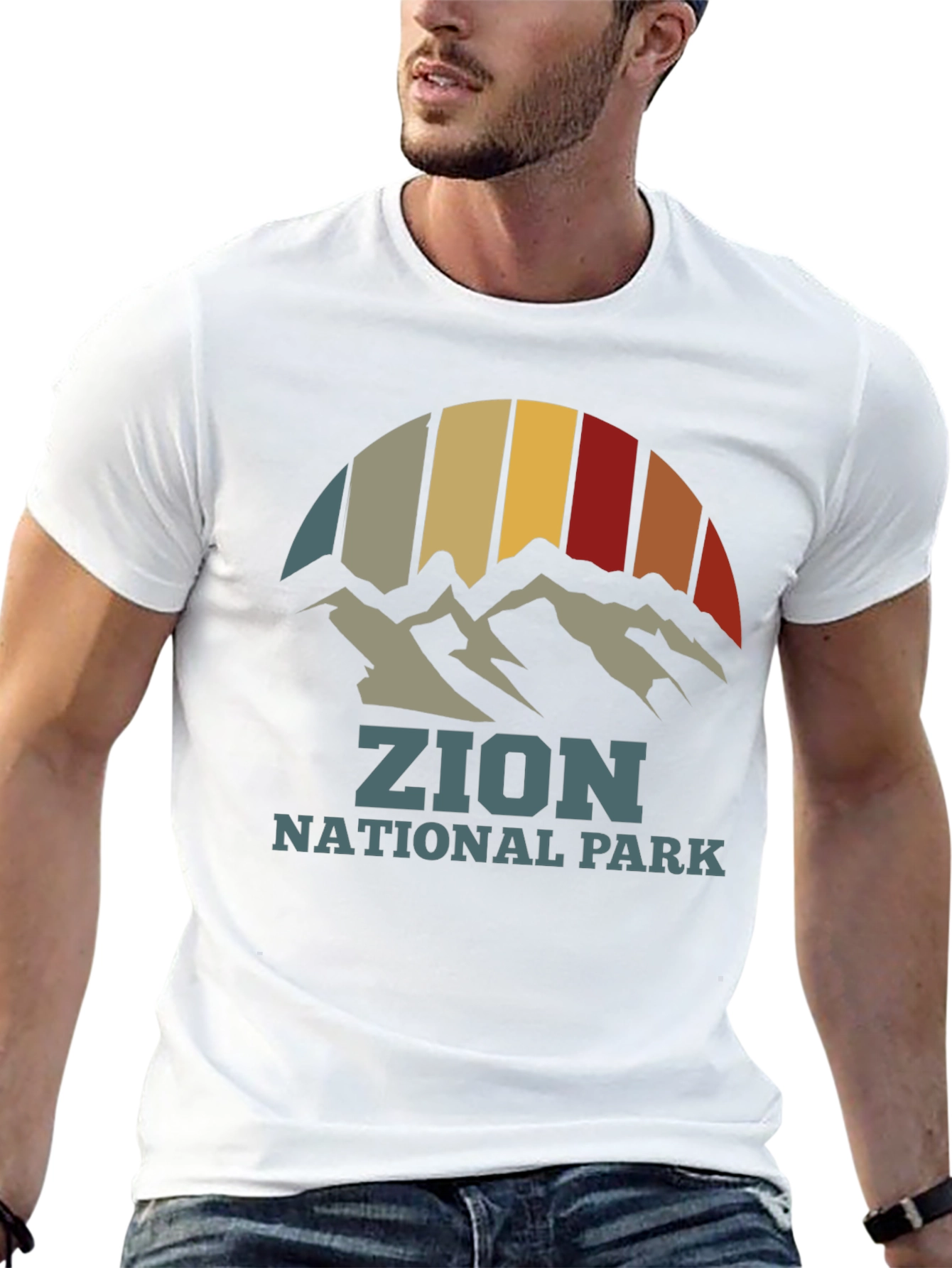 Zion National Park Retro Graphic T-Shirt