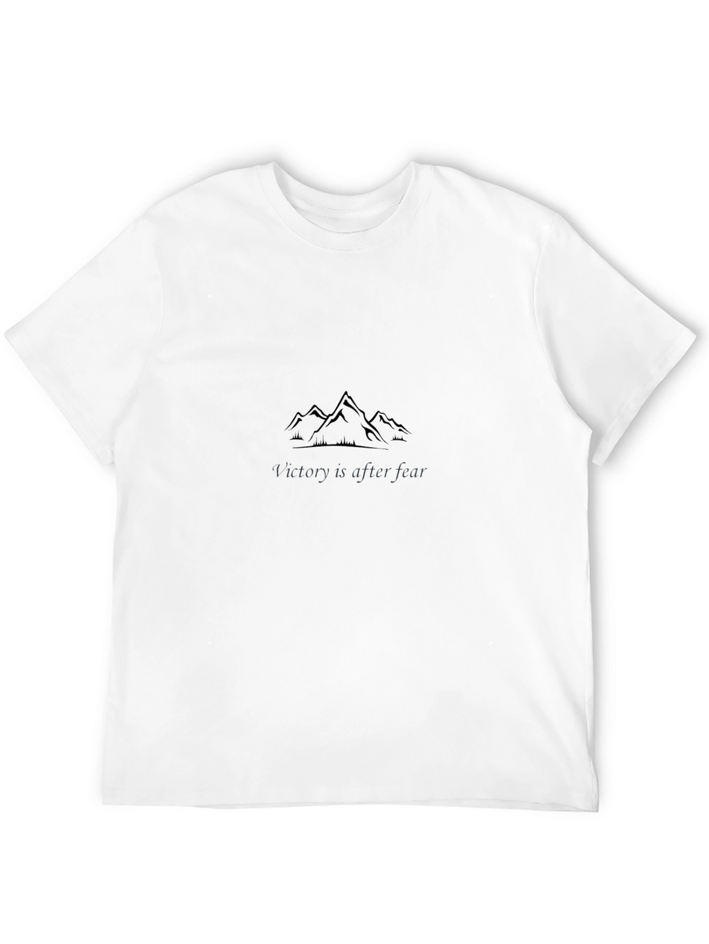 Victory After Fear Mountain Graphic Tee - Black