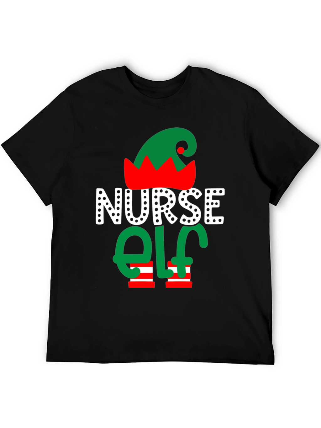 Nurse Elf Christmas T-Shirt