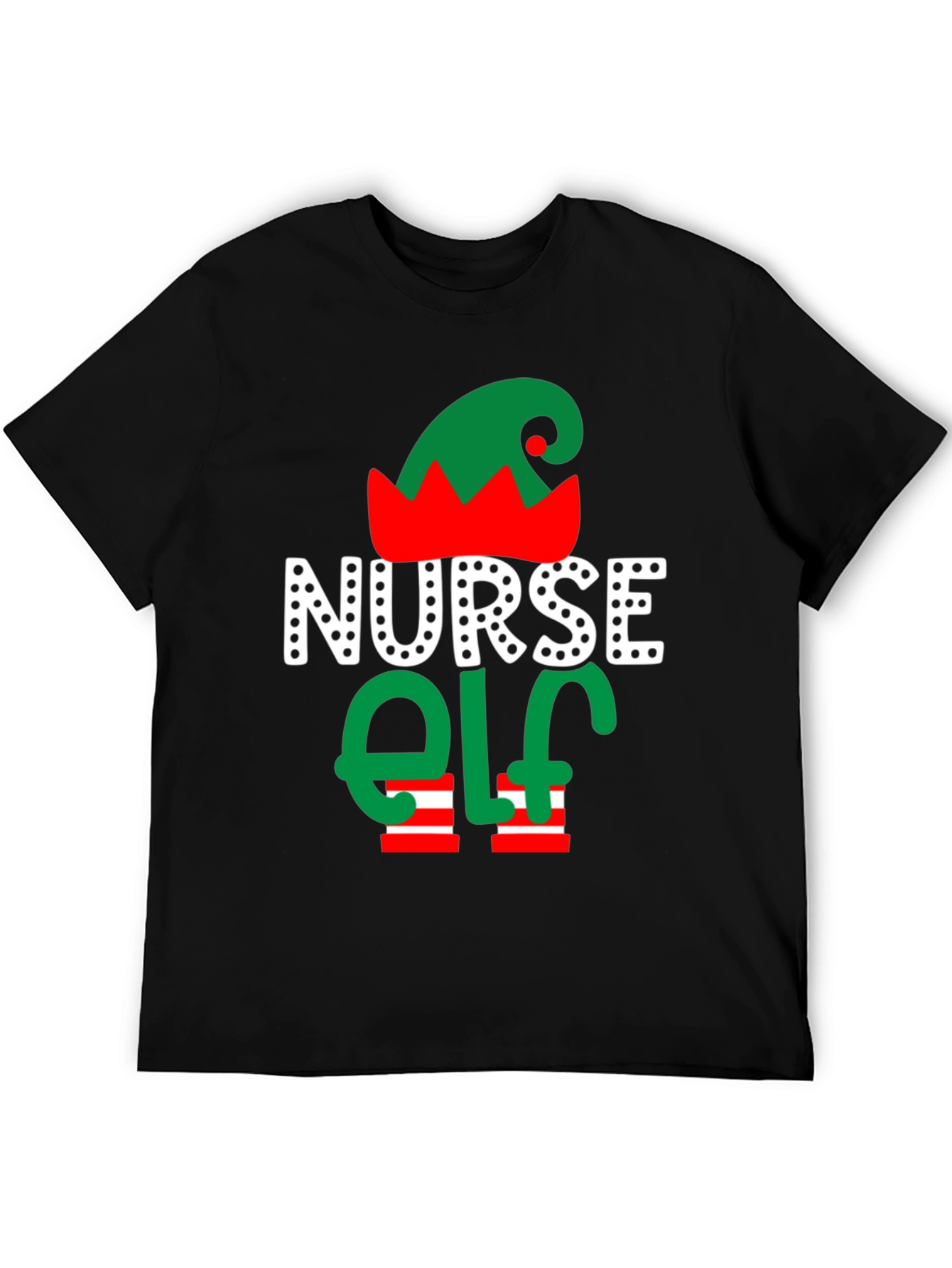 Nurse Elf Christmas T-Shirt
