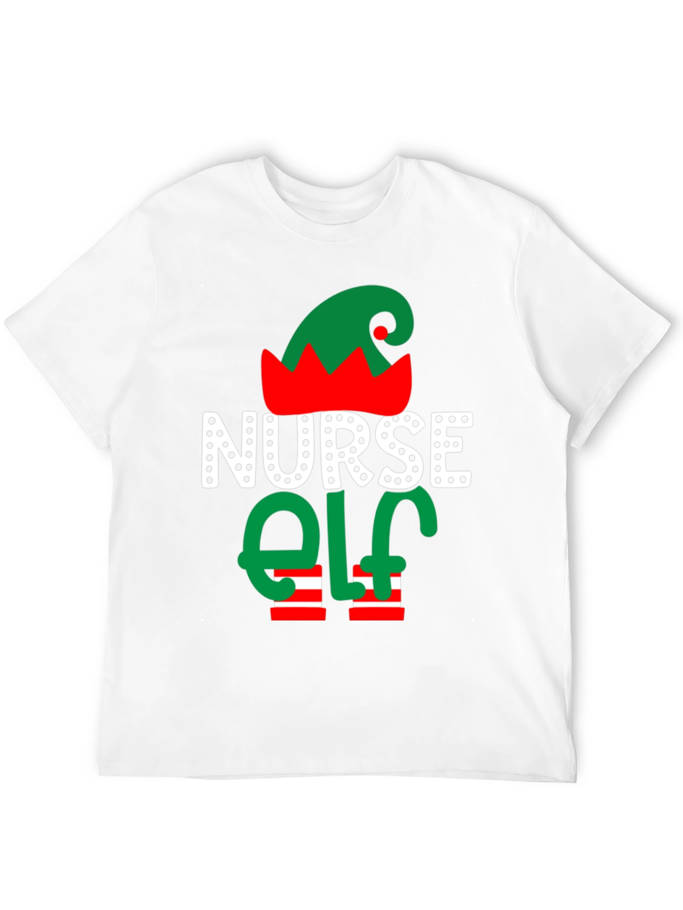 Nurse Elf Christmas T-Shirt
