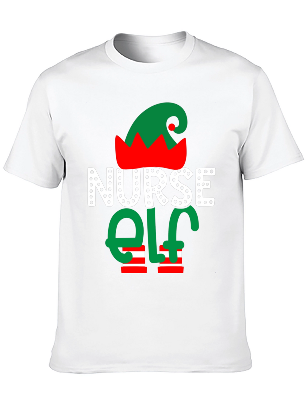Nurse Elf Christmas T-Shirt