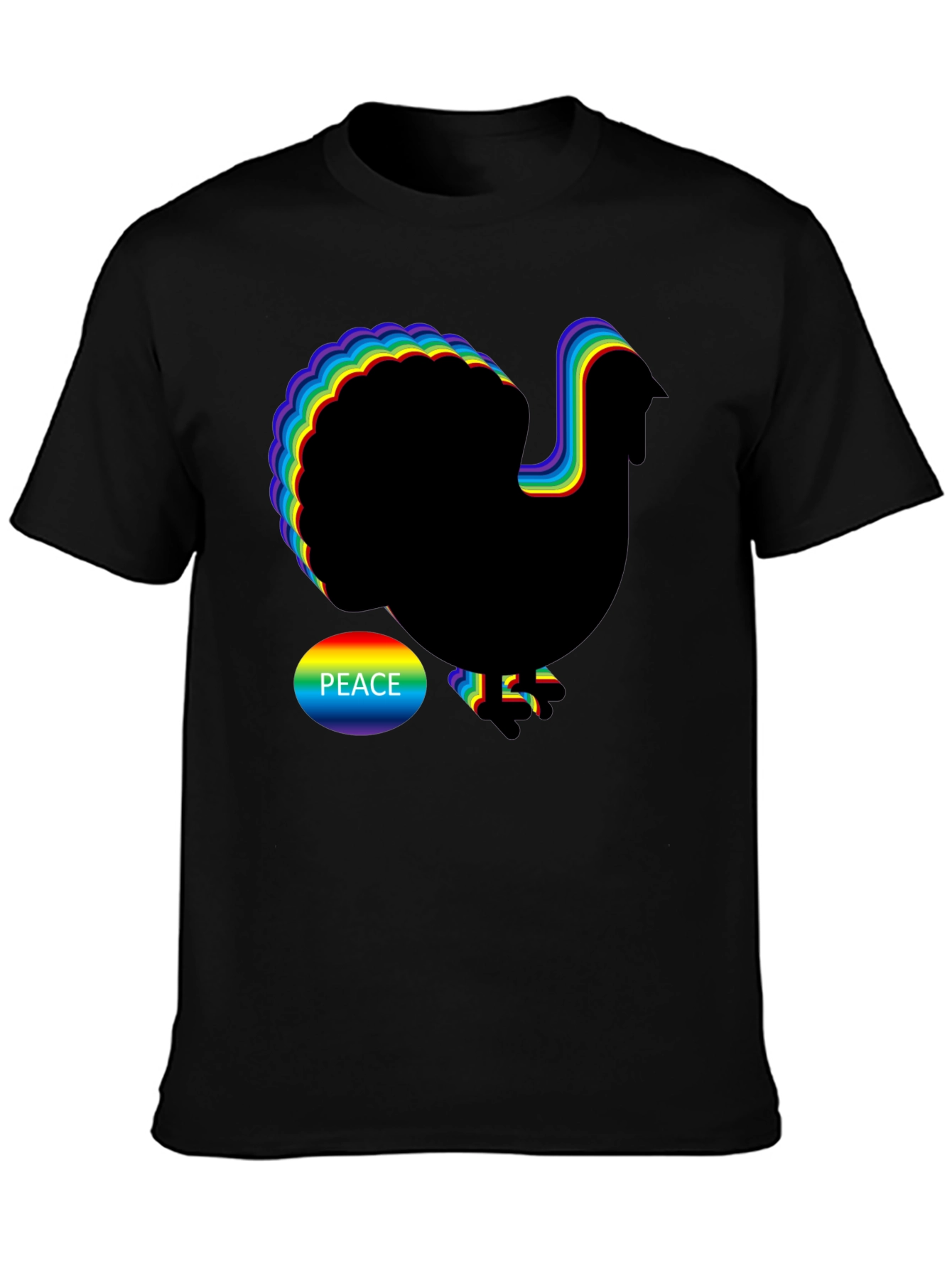 Rainbow Peace Turkey T-Shirt
