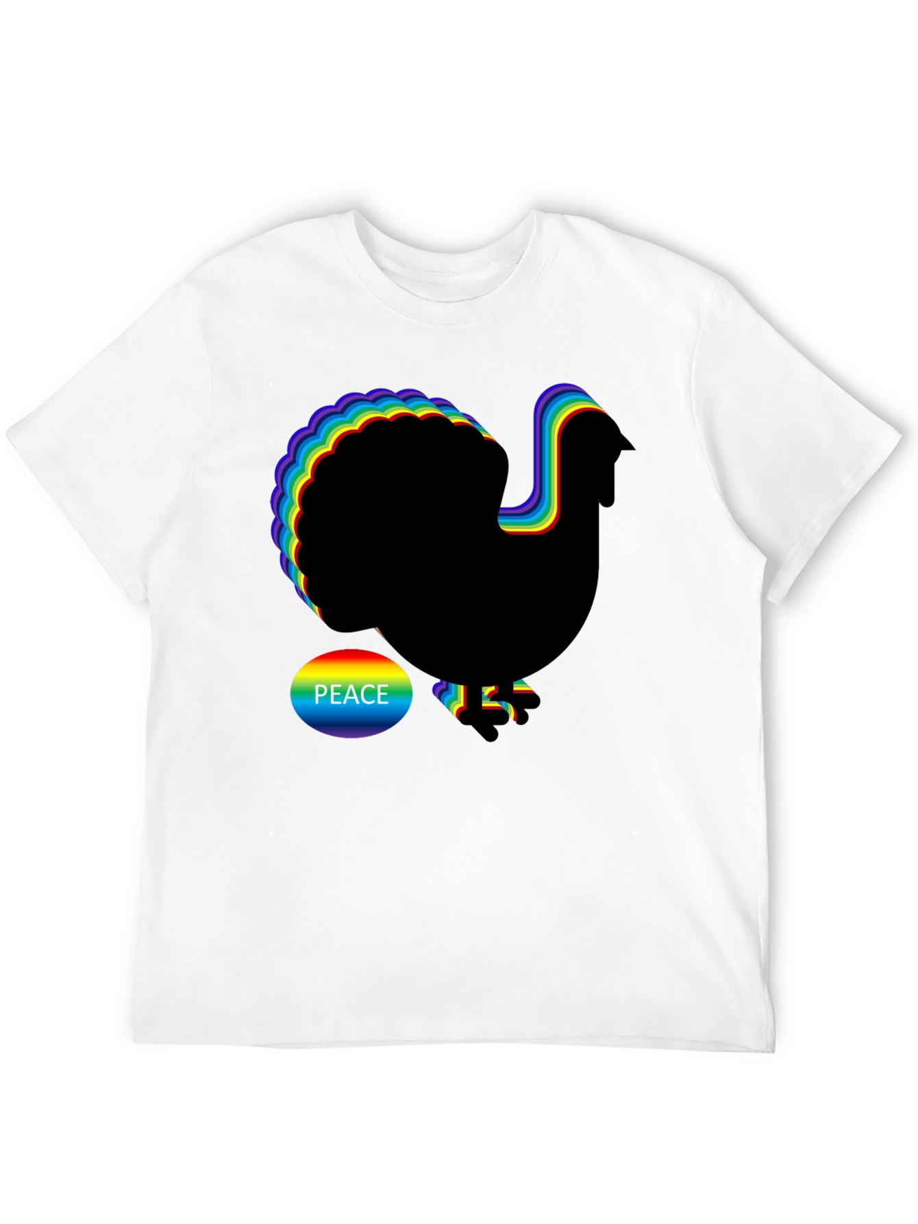 Rainbow Peace Turkey T-Shirt