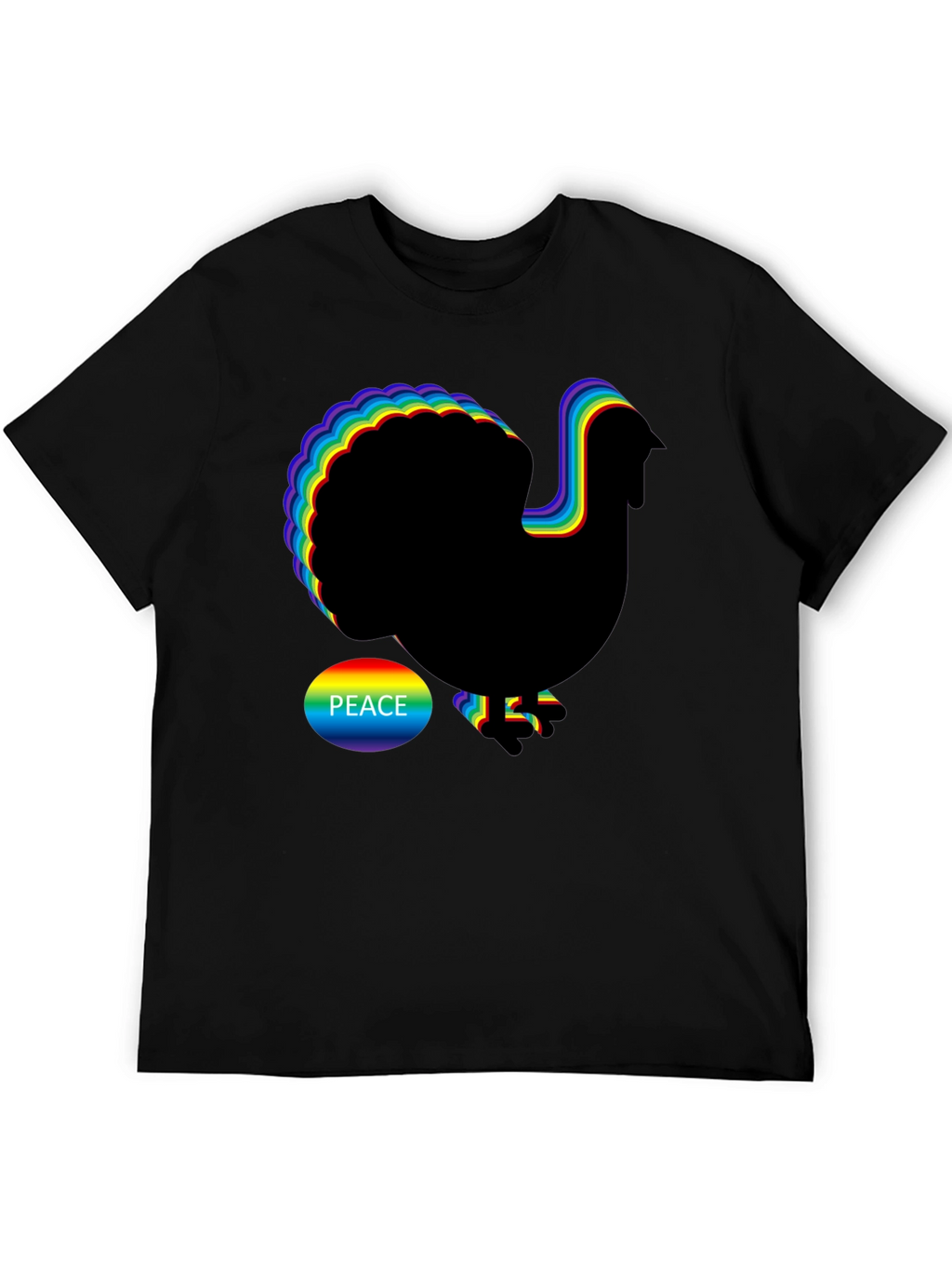 Rainbow Peace Turkey T-Shirt