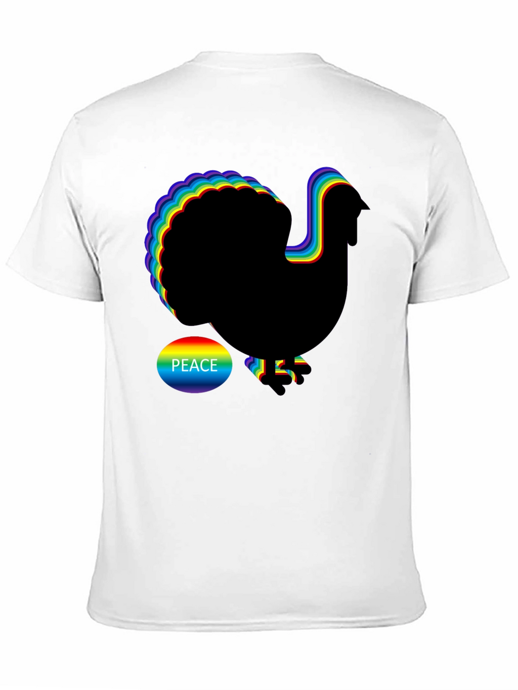 Rainbow Peace Turkey T-Shirt