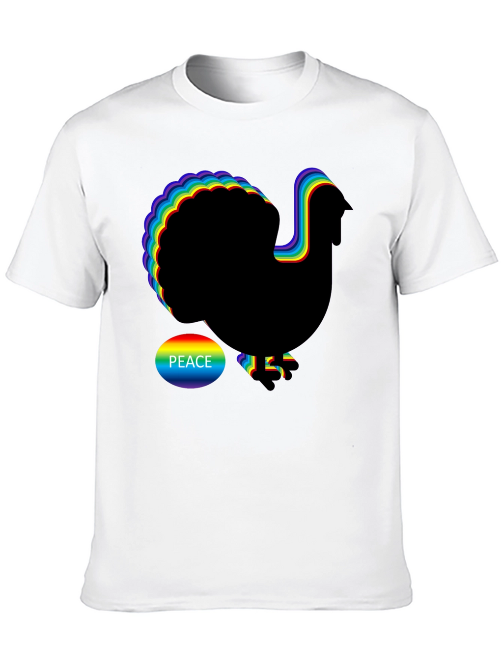 Rainbow Peace Turkey T-Shirt