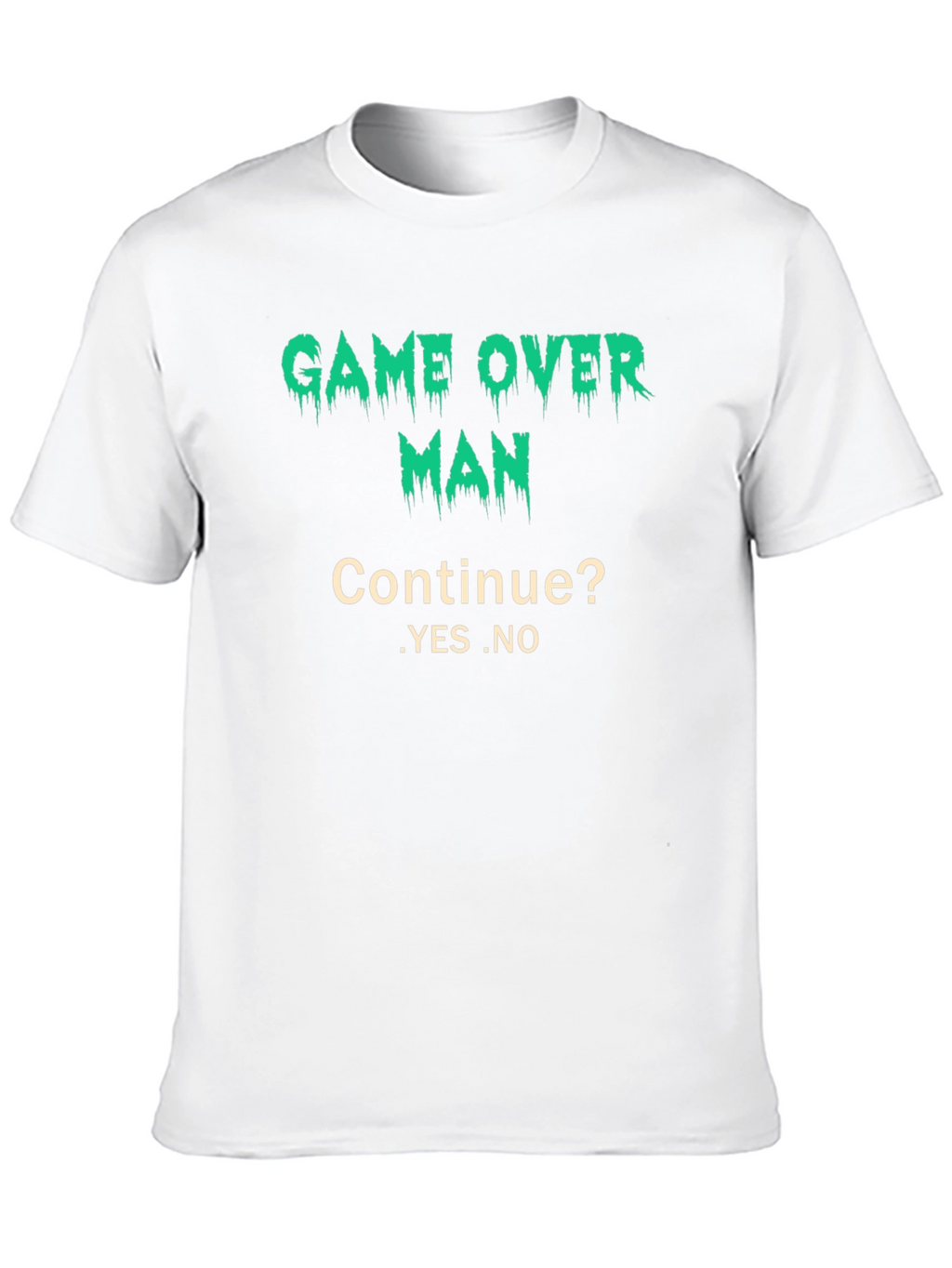 Game Over Man T-Shirt - Gamer Style Tee