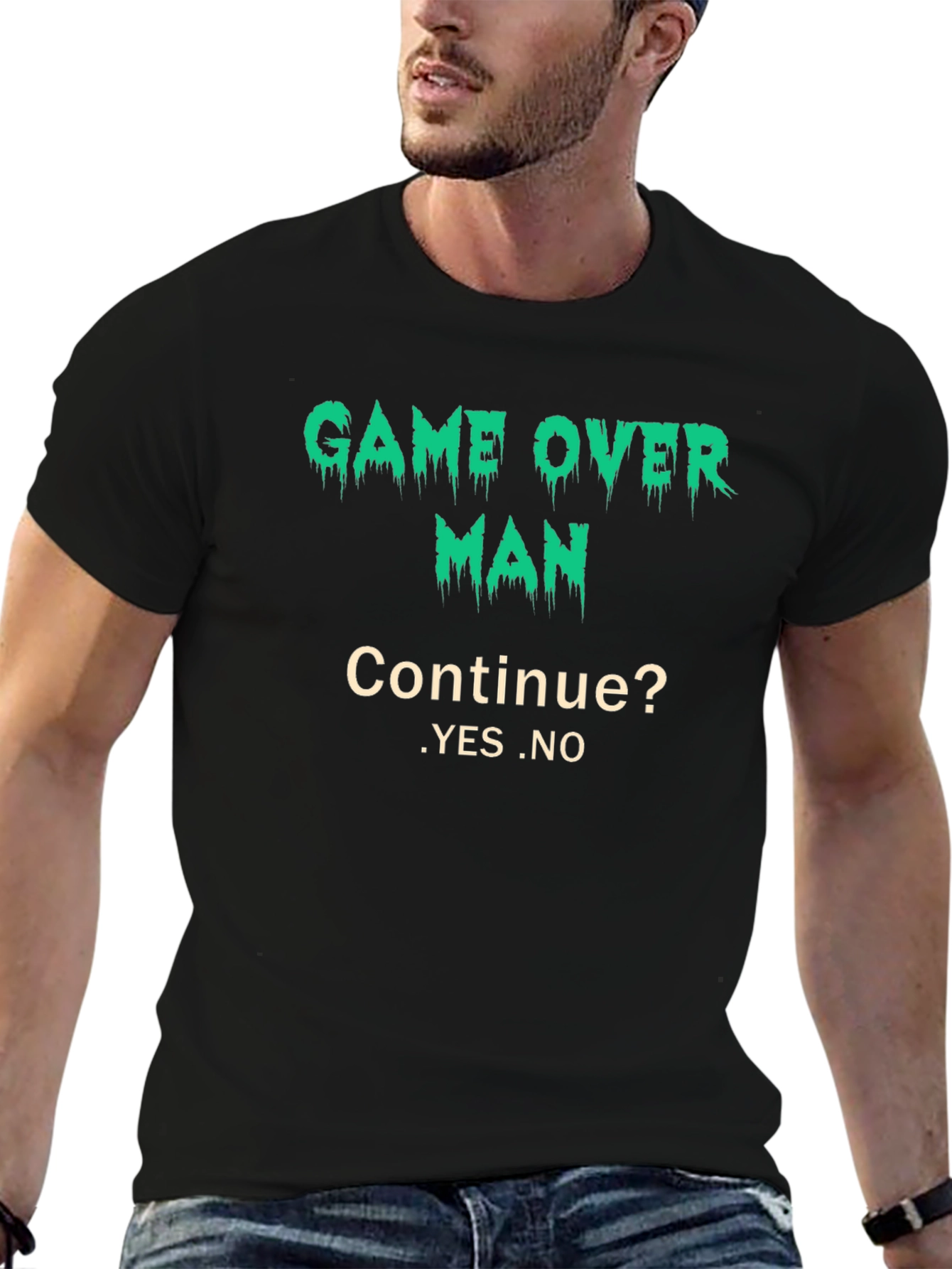 Game Over Man T-Shirt - Gamer Style Tee