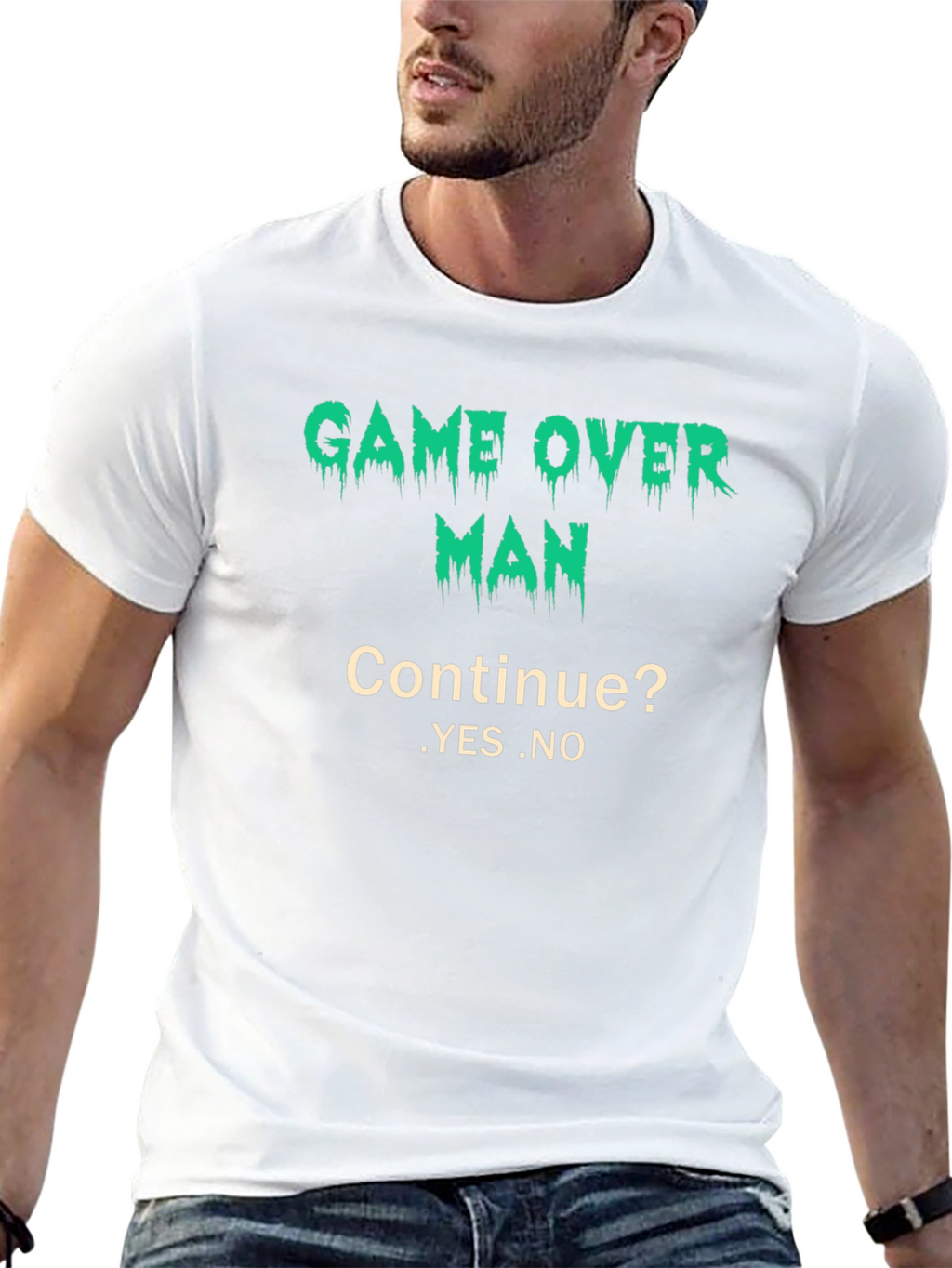 Game Over Man T-Shirt - Gamer Style Tee