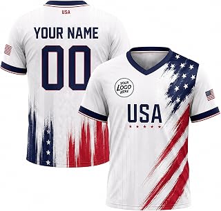 Custom Soccer Jersey - Personalized Team Name, Number & Logo