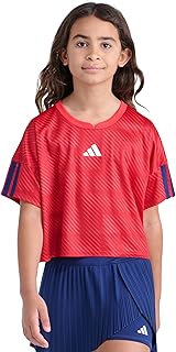 Girls' Short Sleeve Printed Soccer Jersey Top