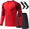 Youth Long Sleeve Soccer Goalkeeper Jersey Training Uniform