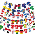 Soccer Jersey Cloth String Flags - 48 Country Bunting Banner for Sports Parties