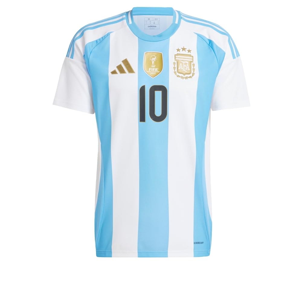 Argentina 24 Messi Home Soccer Jersey