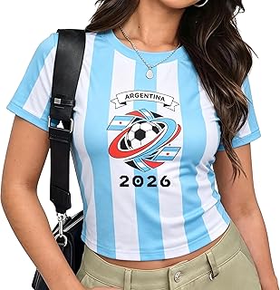 Women's Soccer Crop Jersey - Short Sleeve Graphic Tee