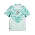 Men's Portugal Away Soccer Jersey - Green Crew Neck Short Sleeve