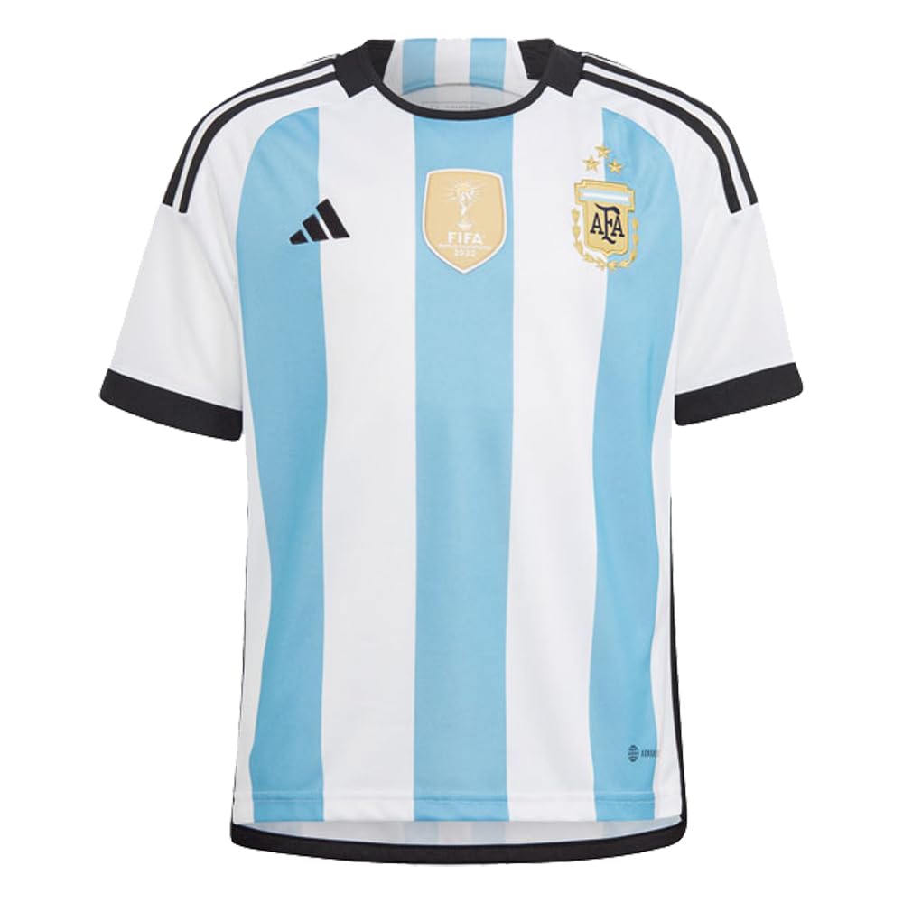 Argentina 22 Winners Youth Home Jersey (XS) White/Light Blue
