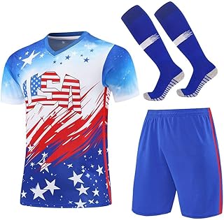 Youth Soccer Jersey Kids Training Uniform Cotton Blend