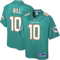 Men's Miami Dolphins Soccer Jersey - Aqua Team Cloth Style