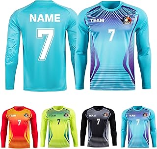 Custom Padded Goalkeeper Soccer Jersey for Adults & Youth