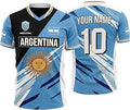 Custom Soccer Jersey - Personalized Name & Number, Soft Cloth for Fans