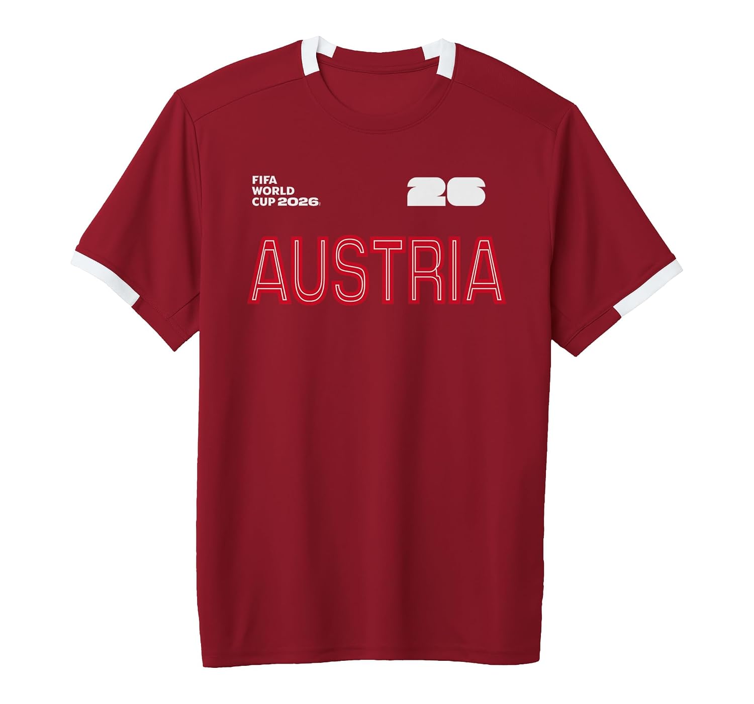 Austria World Cup 26 Short-Sleeve Soccer Jersey