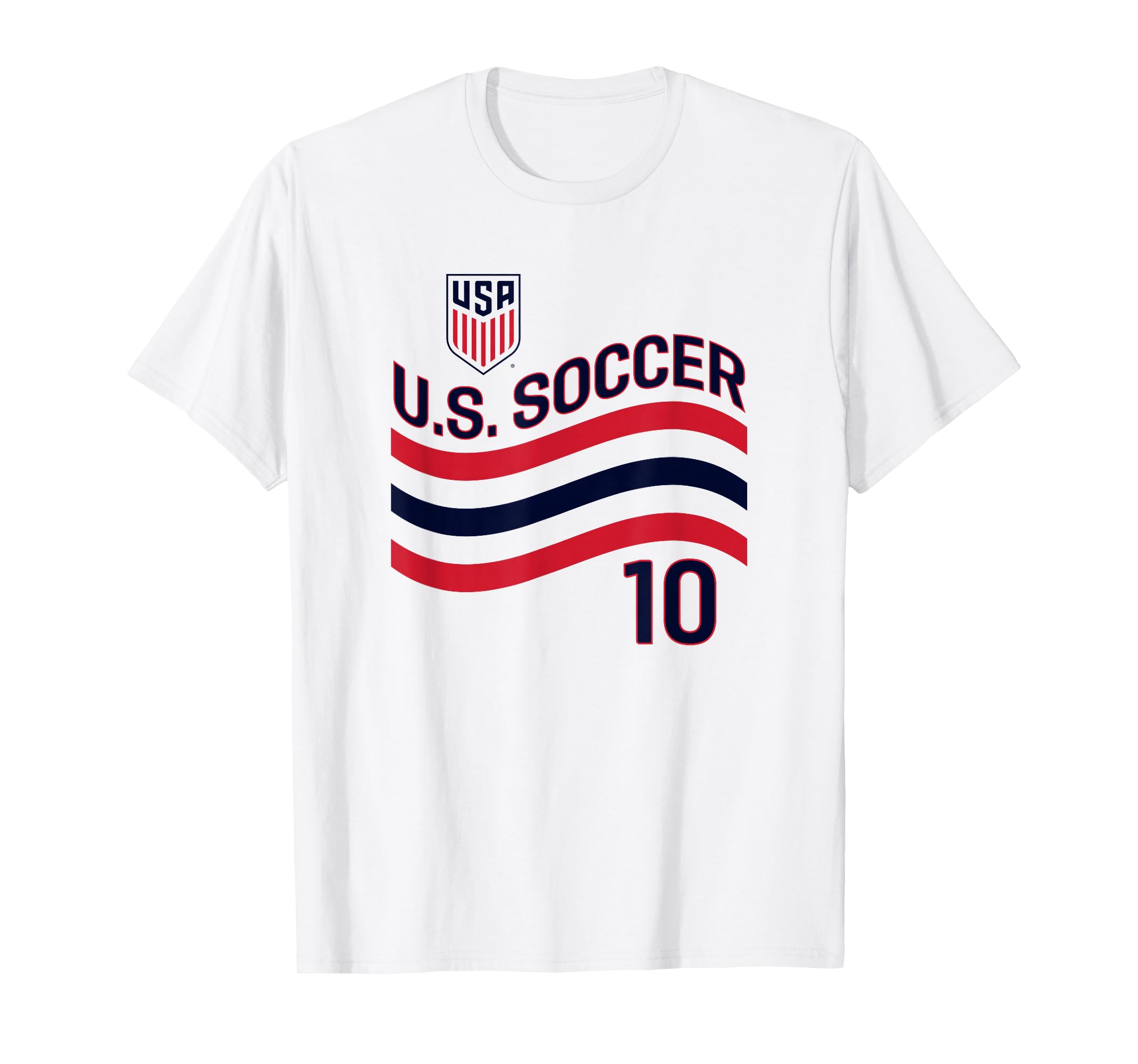 USMNT Christian Pulisic 10 White Soccer Jersey T-Shirt