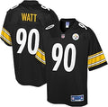 Men's Black Pittsburgh Steelers Team Jersey - Pro Line Style
