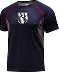 Men's Lightweight Polyester Soccer Jersey T-Shirt