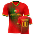 Custom Soccer Jersey Flag Uniform Shirt for Fans, Personalized Name & Numbers