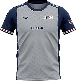 USA Soccer Supporter Tee – Breathable Lightweight Jersey for Game Day & Training
