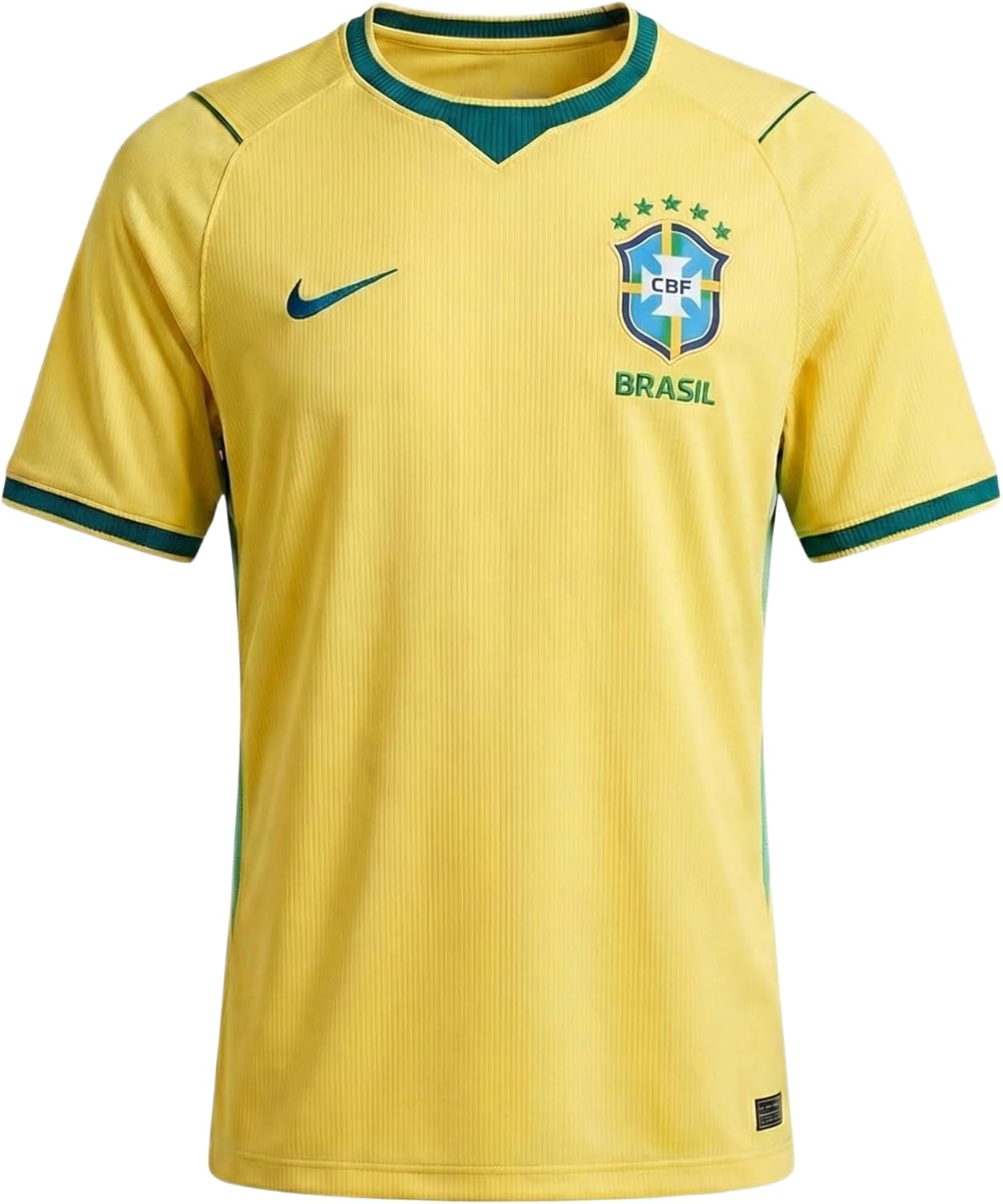 Men's Brazil 2026 Stadium Home Soccer Jersey - Dri-FIT Cloth