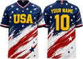 Custom USA Soccer Jersey 2026 - Personalized Name & Number Soccer Shirt for Men, Women, Kids