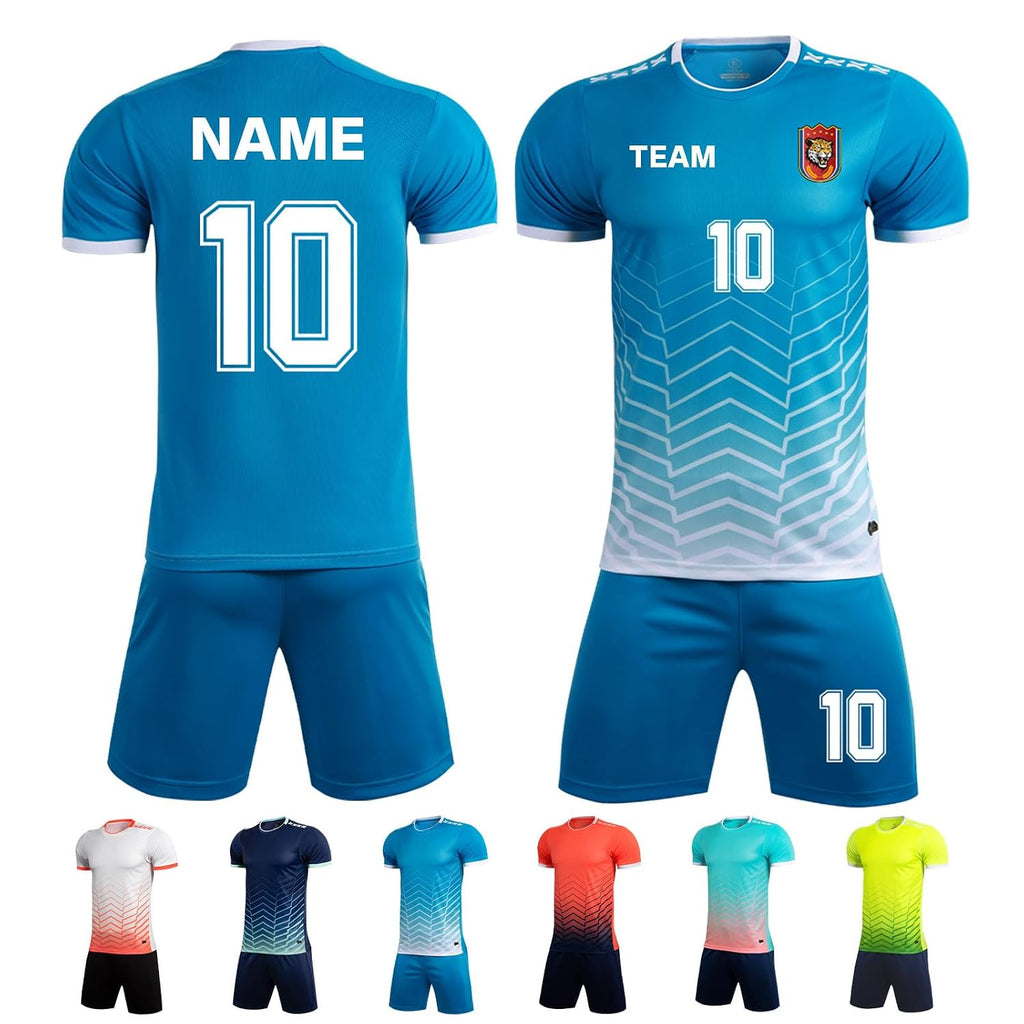 Custom Soccer Jersey for Kids & Adults with Name, Number & Logo