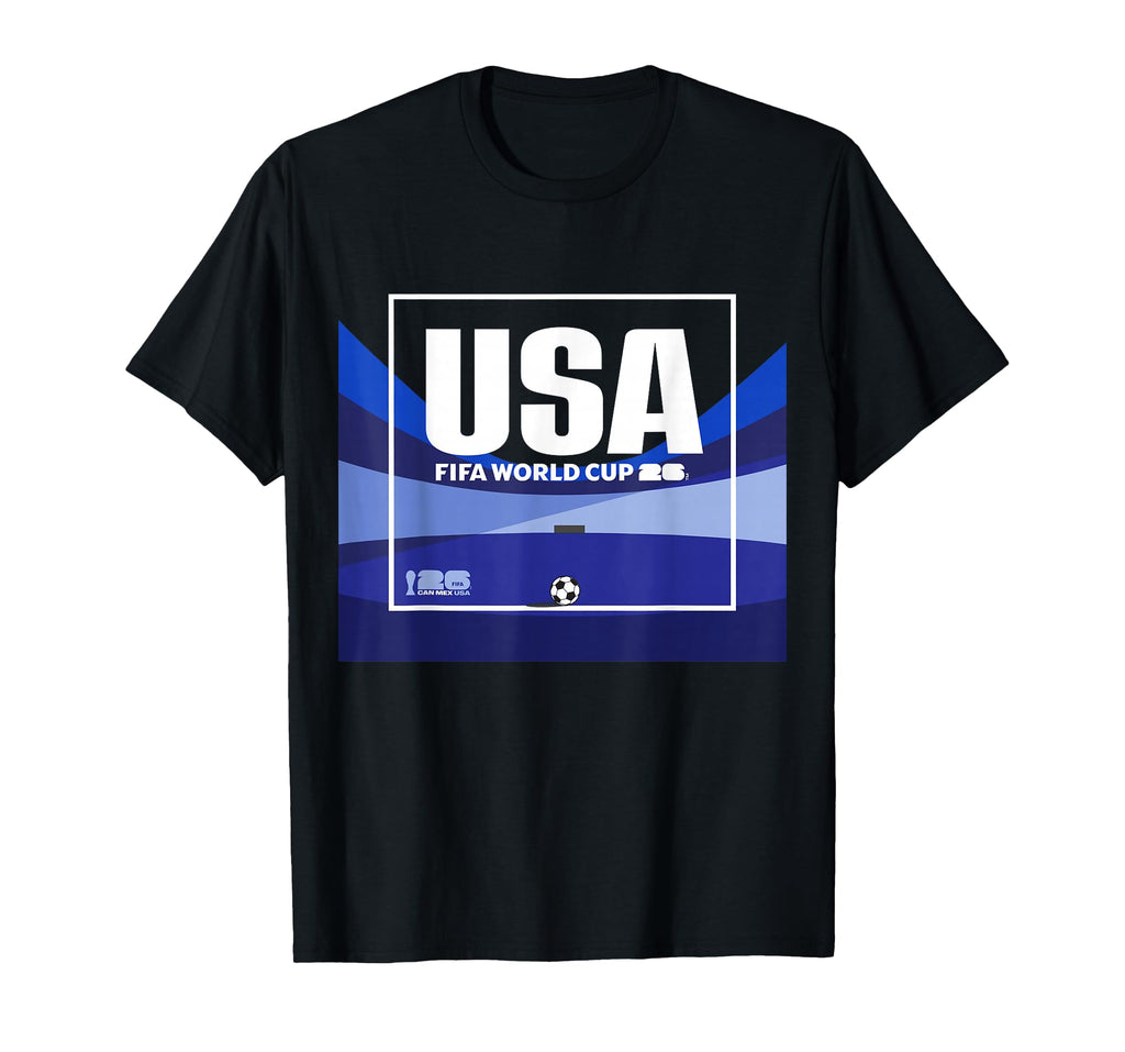 USA Host Country Soccer Jersey Graphic T-Shirt