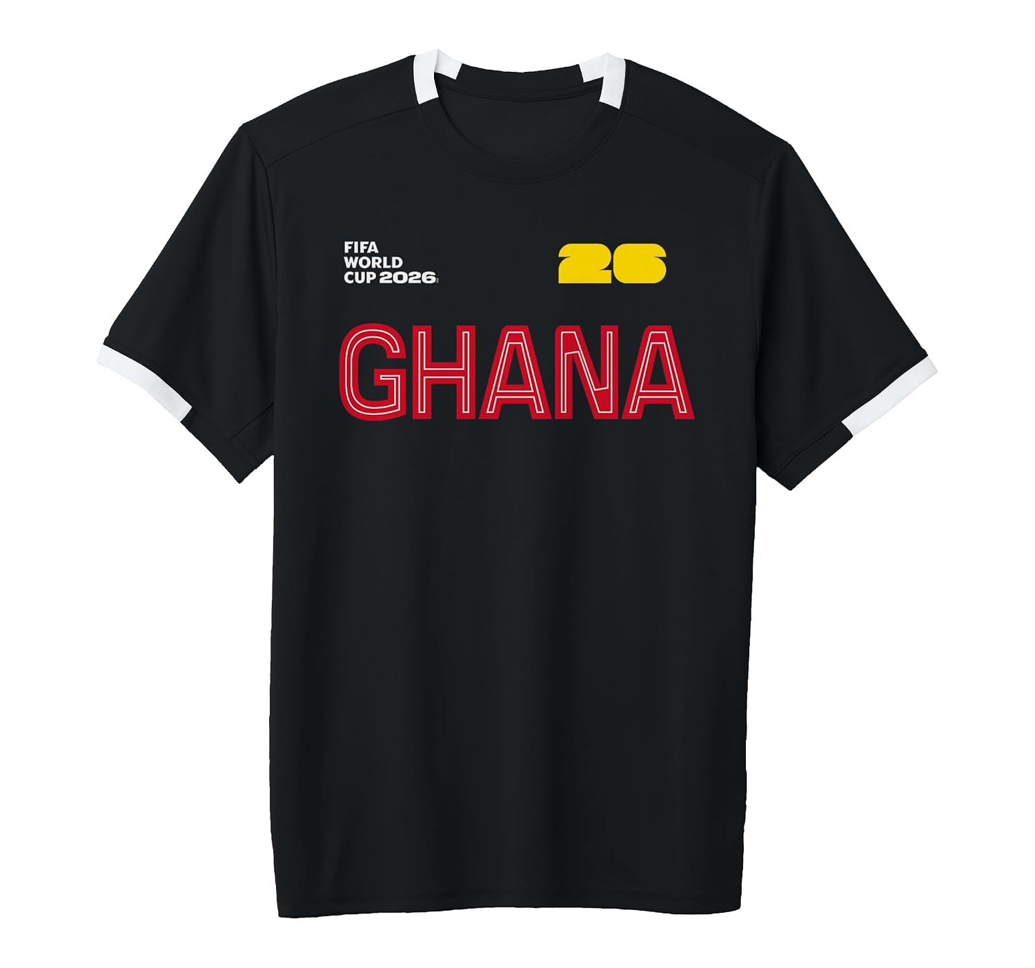 Ghana Short-Sleeve Soccer Jersey