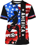 Men's 3D Soccer Jersey Short Sleeve Top