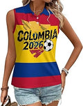 Women's Soccer Cup 2026 Fan Jersey - Loose Sleeveless Graphic Tank Top