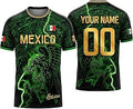 Custom Mexico Soccer Jersey - White, Personalized Name, Men's Cloth Style